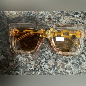 Luxury Oversized Fashion Anti Glare Large Frame Square Fashion Shade Sunglasses